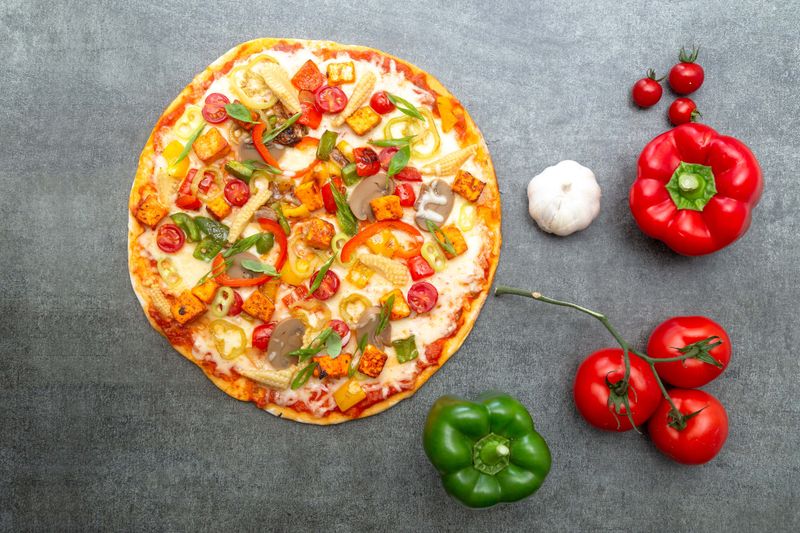 Veggie Garden pizza