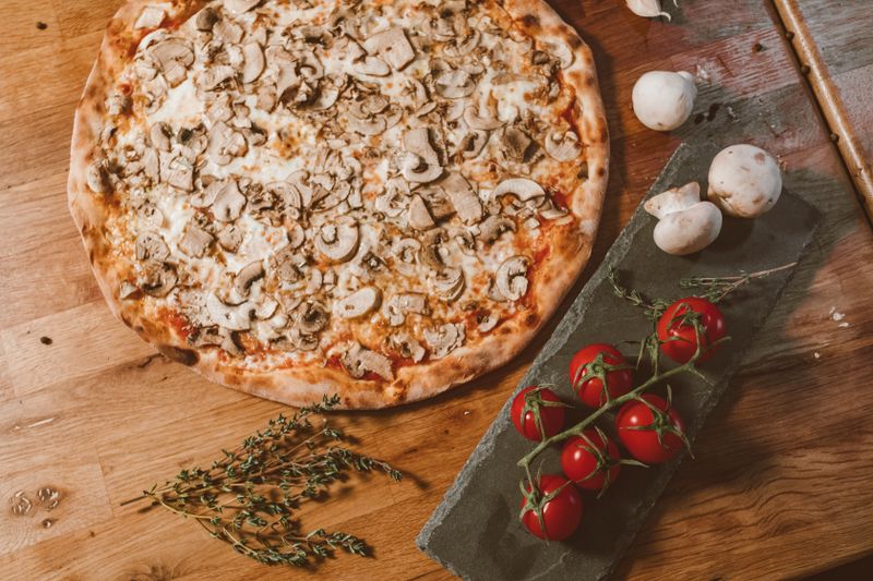 Truffle Mushroom specialty pizza