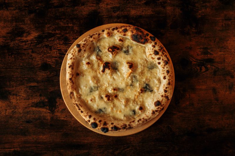 Classic Margherita pizza